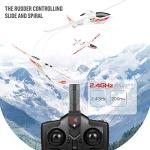 GoolRC WLtoys F959S RC Airplane, Sky-King 2.4G 3CH 6-Axis Gyro Remote Control Aircraft, Fixed-Wing Plane Glider for Adults or Kids, RTF Ready to Fly (Red)