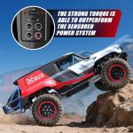 MJX H12P 1/12 Ford Bronco R Brushless RC Crawlers for Adults, Waterproof 4X4 Off-Road RC Rock Trucks with Portal Axles, Hard Case Licensed Remote Control Truck, RTR All Terrain RC Cars with 2 Battery