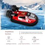 Ssccgym Remote Control Boat Hovercraft for Boys Beginners RC Amphibious Watercraft 15km/h Dual Motors Walking on Ice Pools Lakes 4WD Full Functions RC Sail 34CM