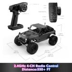 HYPER GO H12Y 1/12 Brushless 4X4 RC Rock Crawlers for Adults, Metal Case Waterproof 4WD Off-Road RC Rock Trucks with Portal Axles, All Terrain RC Cars with 2 Battery