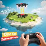 Veeniix V995 Red Mini Drone for Kids and Beginners,Indoor RC Quadcopter Plane with 3D Flips, 360° Rotation, Circle Fly, Auto Hover, Headless Mode, 21Mins 3 Batteries, Gift for Boys and Girls