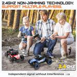 BEZGAR TB141 RC Cars-1:14 Scale Remote Control Car, 2WD High Speed 20 Km/h Electric Toy Off Road RC Car Vehicle Truck Crawler with LED Headlight and Two Rechargeable Batteries for Kids and Adults