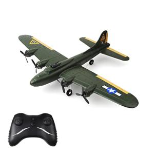 Goolsky FX817 RC Airplane, B-17 Bomber Model 2 Channel RC Plane, 2.4Ghz Remote Control Airplane, Ready to Fly Foam Glider, Fixed Wing Aircraft Flight Toys for Beginners, Kids and Adults