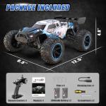 Kidcia 1:14 All Terrain RC Cars, 50 KPH High Speed 4WD RC Truck with 60 Mins Runtime, Fast Remote Control Car with 2S 2000 mAh Rechargeable Batteries, Off Road RC Cars for Adults and Teen Boy Gifts