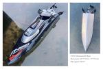 Ssccgym 18Inch Brushless RC Speed Boat 2.4G 4WD 45-50KM/H Remote Control Watercraft Under Motor RC Submarine for 14Y+ Hobby Adults (FT012)