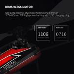 GoolRC RC Helicopter, WLtoys K110S Remote Control Helicopter, 6 Channel RC Aircraft with 3D/6G Mode Gyro, Easy to Fly for Adults and Beginners