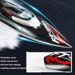 Ssccgym 18Inch Brushless RC Speed Boat 2.4G 4WD 45-50KM/H Remote Control Watercraft Under Motor RC Submarine for 14Y+ Hobby Adults (FT012)
