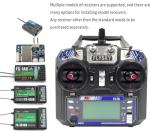 DTXMX Flysky FS-i6 RC Transmitter and Receiver FS-iA6 6 Channels 2.4GHz AFHDS 2A Radio Control System for RC Fixed Wing Glider Quadcopter (Model_2)