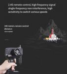 Ssccgym 23.6" Inch 60CM US Remote Control Tug Boat RC Fireboat Rescure Boats 4CH Electric RC Watercraft 15km/h w/Powerful Motors Spaying Water on Lake Pool for 14Y+ Beginners RTR