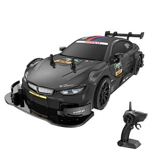 GoolRC RC Drift Car, 1:16 Scale Remote Control Car, 4WD 40KM/H High Speed RC Racing Car, 2.4GHz Electric Sport Driftings with Headlight, Drifting Tires and Racing Tires for Adults (Black)