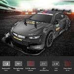 GoolRC RC Drift Car, 1:16 Scale Remote Control Car, 4WD 40KM/H High Speed RC Racing Car, 2.4GHz Electric Sport Driftings with Headlight, Drifting Tires and Racing Tires for Adults (Black)