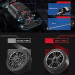 GoolRC RC Drift Car, 1:16 Scale Remote Control Car, 4WD 40KM/H High Speed RC Racing Car, 2.4GHz Electric Sport Driftings with Headlight, Drifting Tires and Racing Tires for Adults (Black)