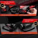 GoolRC RC Drift Car, 1:16 Scale Remote Control Car, 4WD 40KM/H High Speed RC Racing Car, 2.4GHz Electric Sport Driftings with Headlight, Drifting Tires and Racing Tires for Adults (Black)