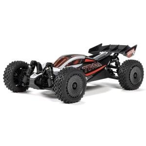 ARRMA RC Car Typhon GROM 4X4 223S BLX BRUSHLESS Small Scale Buggy RTR (Battery and Charger Not Included) with DSC, Silver, ARA2306T1