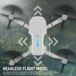 E88 Drone With Dual Camera, Mobile App Control, Indoor Flying Toy RC Plane With Video Function - Ideal Gift For Beginners, Christmas Halloween Thanksgiving Birthday Gift (Gray+Dual Batteries)