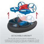 3 In 1 Sea Land and Air 360° Rolling Waterproof RC Drone,AIROKA Four Axis Aircraft High Speed Drift Cars RC Foam Boat Toys,For Beginners and gift to Boys or Girls(bule)