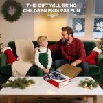 TUEESN RC Plane - 2.4GHz Remote Control Airplane with LED Lights, 360° Stunts & 6-Axis Gyro | Crash-Proof Foam Design | 40 Min Flight for Kids/Adults (Beginner Friendly)