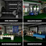 Reobrix U-Boat Submarine Building Set, Military Submarine Model Kit for Adults, WW2 History Collectible Home Decor Battleship Construction Set 33050, Army Toy Gifts for Boys Men, Military Fans