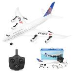 GoolRC Wltoys A150 RC Plane, Airbus B747 Model Plane, 3CH EPP 2.4G Remote Control Airplane RTF Toy for Kids and Adults