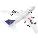 GoolRC Wltoys A150 RC Plane, Airbus B747 Model Plane, 3CH EPP 2.4G Remote Control Airplane RTF Toy for Kids and Adults