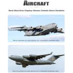 Hylukon RC Airplane, C-17 Globemaster III Military Transport Aircraft, 2CH 2.4GHz RC Plane Ready to Fly with 6-axis Gyro Stabilizer for Beginners Teens Adults DIY Foldable Design（3 Batteries）