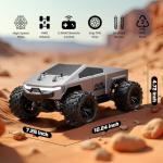 WayEee 1:18 Fast RC Car 40 KPH High Speed 4X4 Remote Control Monster Truck, All Terrain Vehicles Toy with 2 Batteries, 2.4GHz Remote Control, 2 PVC Shell Off-Road Pickup, Gift for Kids and Adults