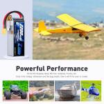 Zeee 4S Lipo Battery 2200mAh 14.8V 120C with XT60 Plug RC Graphene Battery for RC Models RC Boat FPV Drone Quadcopter Helicopter Airplane RC Car(2 Pack)