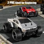 WayEee 1:18 Fast RC Car 40 KPH High Speed 4X4 Remote Control Monster Truck, All Terrain Vehicles Toy with 2 Batteries, 2.4GHz Remote Control, 2 PVC Shell Off-Road Pickup, Gift for Kids and Adults