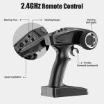 WayEee 1:18 Fast RC Car 40 KPH High Speed 4X4 Remote Control Monster Truck, All Terrain Vehicles Toy with 2 Batteries, 2.4GHz Remote Control, 2 PVC Shell Off-Road Pickup, Gift for Kids and Adults