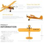 Large Brushless Remote Control Plane XK A160 RC Aircraft Glider J3 6-Axis Gyroscope 5-Channel 3D Stunt Somersault Flight 6 AXIS Gyro for Beginners Adults Expert