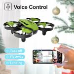 Cheerwing CW10 Mini Drone, WiFi FPV Drone with Camera, RC Drone Toy with Auto Hovering, Voice Control