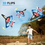 4DRC V31 RC Plane with Camera, Foam Remote Control Airplanes Drones for Kids Adults 8-12 12-16, RC Airplane Fighter Jet with Light, 360° Flip Fighter Jet Toy, Gravity Sensing, Stunt Roll, Airplane Toy