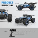kolegend Remote Control Car, 2.4GZh High Speed 20km/h RC Monster Trucks 30+min with LED Headlight and Rechargeable Battery for Boys Girls Kids