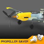 RCSHOBBY 4 Channel RC Plane - Ready to Fly BF-109 RC Airplane, Easy Control for Beginners & Adults,Remote Control Airplane with Xpilot Stabilization System & One Key Aerobatic