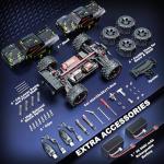 1/14 Brushless RC Cars for Adults Fast 50+ mph, RC Trucks 4x4 Offroad Waterproof, Electric Powered High Speed Remote Control Car, Fast Extreme All Terrain RC Truggy with 3S Battery for Snow Sand