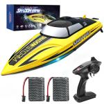 BEZGAR RC Boat - 32+ KPH Fast Remote Control Boat for Pool, Lake & Salt Water, 2.4GHz Speed Boats for Adults & Kids, Summer Water Beach Toys, Birthday Gifts for Boys & Girls Age 8-12 Years Old