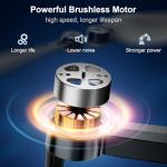 Drone with Camera for Adults - 2K HD Camera FPV Live Video, GPS Drone with Auto Return, Brushless Motor, Foldable Quadcopter, Follow Me, Headless Mode Remote Control for Kids Toys Gifts or Beginners