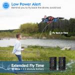 Sucpeii RC Plane, Foam Remote Control Airplane, Drone for Kids, RC Aircraft for Boys and Girls, Fighter Jet Helicopter with LED Lights, Altitude Hold, 360° Flip Stunt Rotation, Speed Adjust Flying Toy
