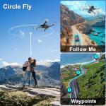 Drone with Camera for Adults - 2K HD Camera FPV Live Video, GPS Drone with Auto Return, Brushless Motor, Foldable Quadcopter, Follow Me, Headless Mode Remote Control for Kids Toys Gifts or Beginners