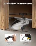 VEVOR RC Helicopter, 2.4GHz Single Propeller Remote Control Helicopter with Gyro, 4-Channel RC Airplane for Beginner, 39 Min Flight Time, One-Key Takeoff/Landing, Toys for Kids Ages 8 and up