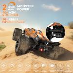 Nikuku Remote Control Car, High Speed All Terrain Off Road Fast RC Cars with 2.4 GHz,1:20 Scale Max 38 KPH 4WD Waterproof Electric RC Truck Toys, Christmas Birthday Gifts for Adults & Teen Boys