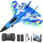 4DRC Foam RC Plane for Kids Adults, Remote Control Airplane RC Jet Helicopter Drone Plane for Kids Adults Beginner, Easy to Fly RC Fighter, Remote Control Aircraft with Automatic Balance Gyro