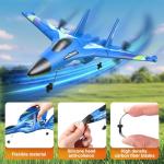4DRC Foam RC Plane for Kids Adults, Remote Control Airplane RC Jet Helicopter Drone Plane for Kids Adults Beginner, Easy to Fly RC Fighter, Remote Control Aircraft with Automatic Balance Gyro