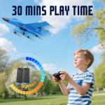 4DRC Foam RC Plane for Kids Adults, Remote Control Airplane RC Jet Helicopter Drone Plane for Kids Adults Beginner, Easy to Fly RC Fighter, Remote Control Aircraft with Automatic Balance Gyro