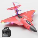 Rumdout RC Plane for Water Land & Air, Amphibious Tri-Phibian Aircraft, 6CH brushless Powered RC Airplane That can Fly Against The Wind, 2.4GHz RTF Airplane (red)