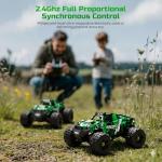 AUYRZ Remote Control Car RC Cars Truck for Adults Boys Age 8-12 Kids, 36KMH 1:18, All Terrain 4X4 High Speed Fast Off-Road Electric Vehicle,Full Proportional Synchronous Control System 2.4GHz