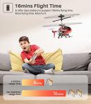 SYMA S107H-E RC Helicopter for Kids 8-12, Remote Control Helicopter with Altitude Hold, One-Key Take Off/Landing, 2 Speed Modes, and 2 Batteries for 16 Mins Flight Time