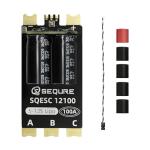 SEQURE 5-12S Brushless ESC Bidirectional Electric Speed Controller Dual Way ESC AM32 for RC Car Tank Boat Support 128KHz PWM Frequency