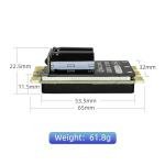 SEQURE 5-12S Brushless ESC Bidirectional Electric Speed Controller Dual Way ESC AM32 for RC Car Tank Boat Support 128KHz PWM Frequency