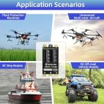 SEQURE 5-12S Brushless ESC Bidirectional Electric Speed Controller Dual Way ESC AM32 for RC Car Tank Boat Support 128KHz PWM Frequency